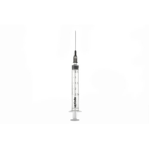 Jeringa c/aguja esteril - aposan (g21 ui 0.8 x 40 mm 2.5 ml)