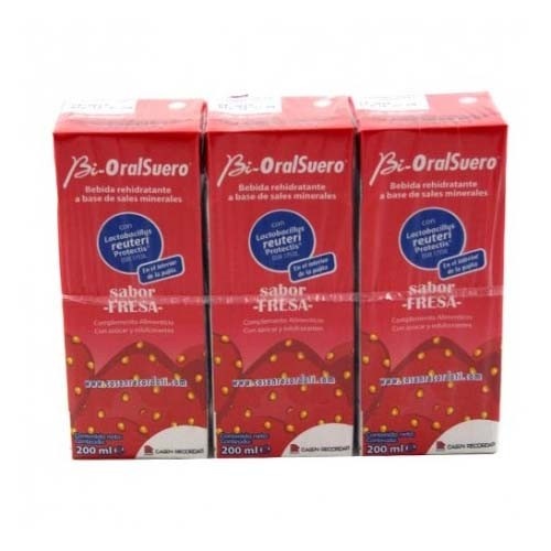 Bioralsuero (2 tetrabriks 330 ml sabor fresa)