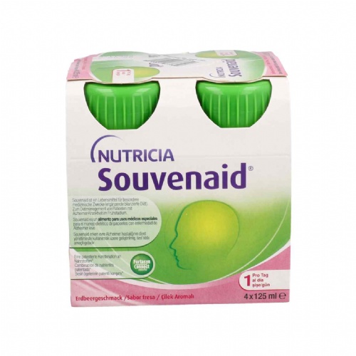 Souvenaid (4 botellas 125 ml sabor fresa)