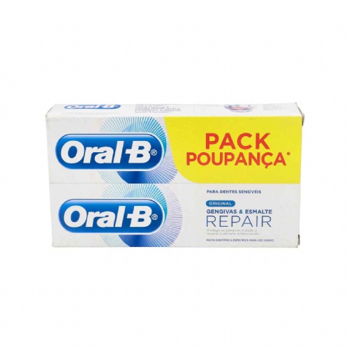Oral-b pasta encias & esmalte repair original (2 x (75 ml + 25 ml))
