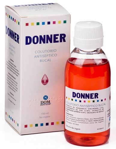 DONNER COLUTORIO ANTISEPTICO BUCAL (150 ML)