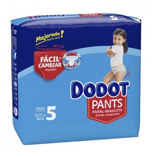 Pañal infantil - dodot pants (t- 5 12-17 kg 30 u)