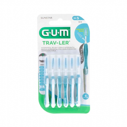 Cepillo interdental - gum 1614 trav-ler (conico 1.6 mm 6 unidades)