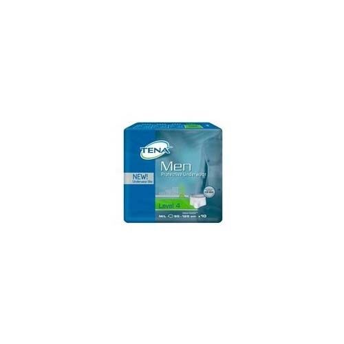 Absorbente incontinencia orina - tena men protective underwear calzoncillo (10 unidades talla l)