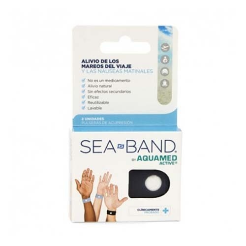 Sea band pulsera antimareo stop nauseas (adulto 2 unidades)