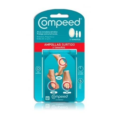 Compeed ampollas - hidrocoloide (pack mixto 5 unidades)