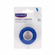 Venda cohesiva para dedos - hansaplast (azul 5 m x 2.5 cm)
