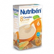 NUTRIBEN 8 CEREALES Y MIEL 4 FRUTAS (600 G)
