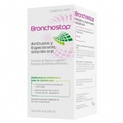 BRONCHOSTOP ANTITUSIVO Y EXPECTORANTE SOLUCION ORAL , 1 frasco de 200 ml
