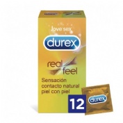DUREX REAL FEEL PRESERVATIVO SIN LATEX (12 U)