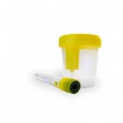 Envase de recogida de orina - aposan (1 unidad 100 ml + tubo de ensayo)