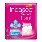 INDASEC PANT PLUS ABSORB INC ORINA DIA ANAT (T- M 12 U)