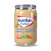 Nutriben ternera con judias verdes y zanahorias (potito 235 g)