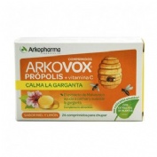 Arkovox propolis + vitamina c (20 comprimidos sabor miel y limon)