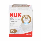 Tetina silicona anticolico - nuk nature sense (2 m 2 tetinas)