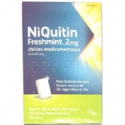 NIQUITIN MINT 2 MG CHICLES MEDICAMENTOSOS 30 chicles (Blister Al/PVC/PVDC)