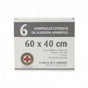GASA ESTERIL ALGODON HIDROFILO COMPRESAS - GRAN CRUZ (SOBRE 3 U  6 U)