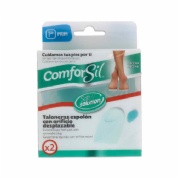 Talonera espolon orificio desplazable - comforsil silicona (2 unidades talla m cc215m)